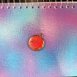 Red and Gold Zodiac Pendant